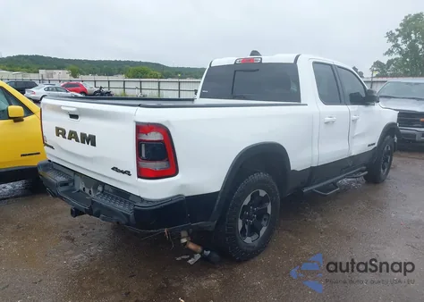 2019 Ram 1500 Rebel 4X4 6'4 Box из США, поврежденный, VIN 1C6SRFET6KN869638